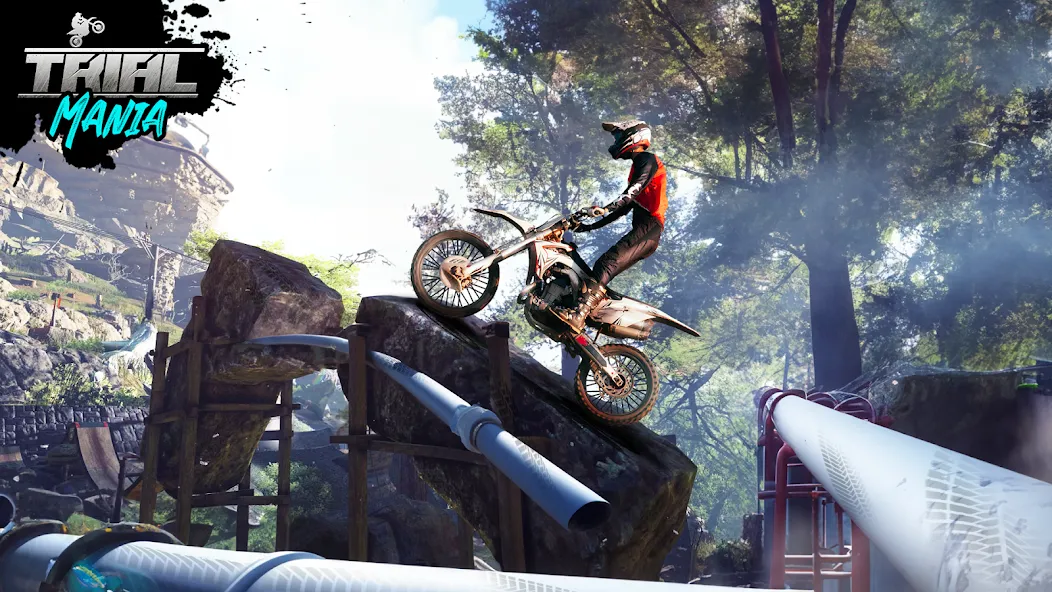 Взломанная Trial Mania: Dirt Bike Games (Трайал Мания)  [МОД Menu] — полная версия apk на Андроид screen 5