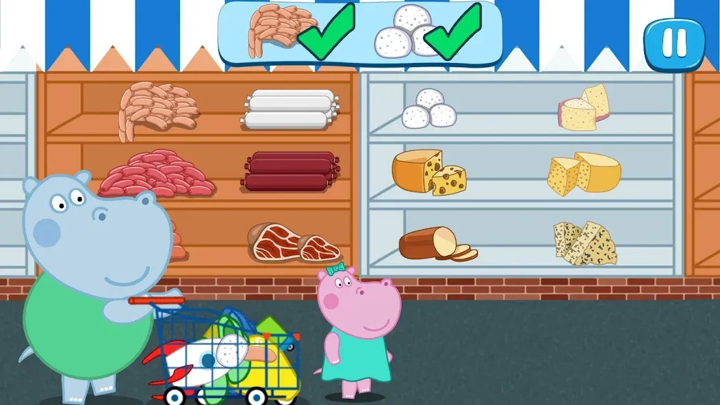 Скачать взлом Kids Supermarket: Shopping  [МОД Бесконечные деньги] — стабильная версия apk на Андроид screen 3