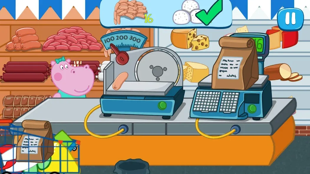 Скачать взлом Kids Supermarket: Shopping  [МОД Бесконечные деньги] — стабильная версия apk на Андроид screen 4