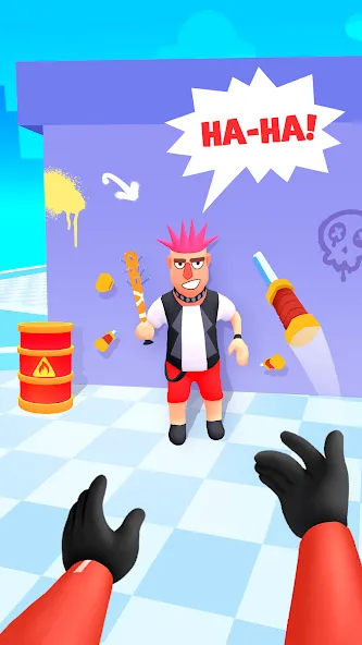 Взломанная Hit Master 3D — Knife Assassin (Хит Мастер 3Д)  [МОД Меню] — стабильная версия apk на Андроид screen 1