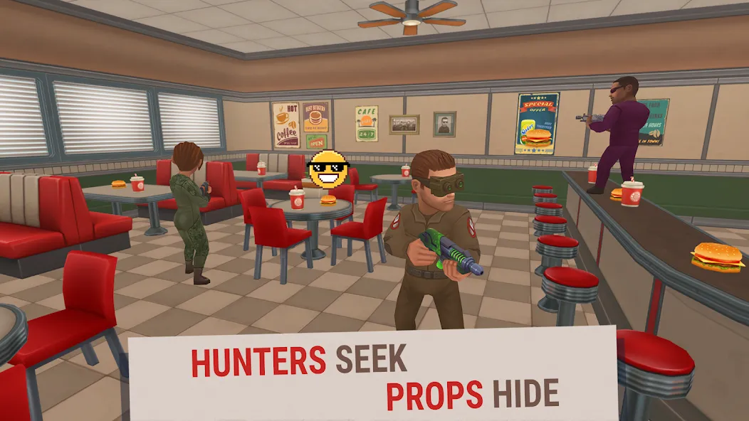 Взлом Hide Online — Hunters vs Props (Хайд Онлайн)  [МОД Много денег] — последняя версия apk на Андроид screen 2