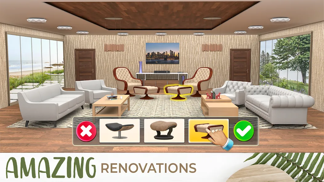 Скачать взлом My Home Makeover Design: Games (Мой дизайн ремонта дома)  [МОД Unlimited Money] — последняя версия apk на Андроид screen 4