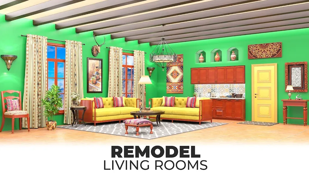 Взлом My Home Makeover: House Design  [МОД Unlimited Money] — стабильная версия apk на Андроид screen 3