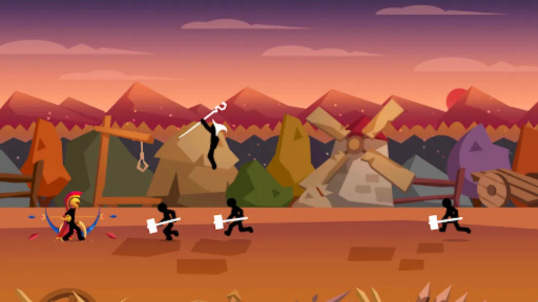 Скачать взлом Stick Fight: Shadow Archer (Стк Файт)  [МОД Unlocked] — полная версия apk на Андроид screen 1