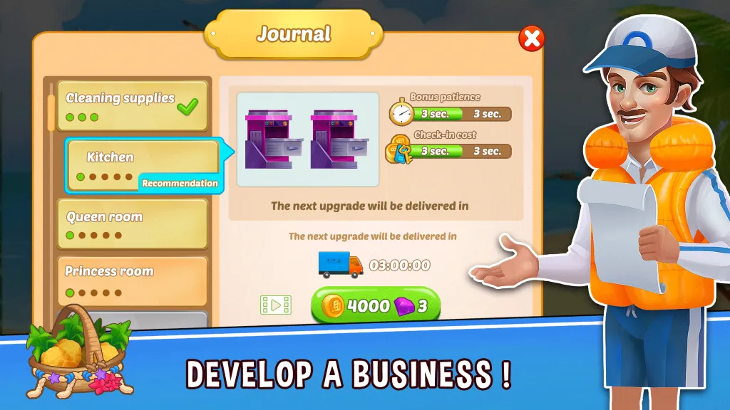 Взломанная Hotel Empire Fever (Отель Империя Фивер)  [МОД Unlocked] — стабильная версия apk на Андроид screen 5