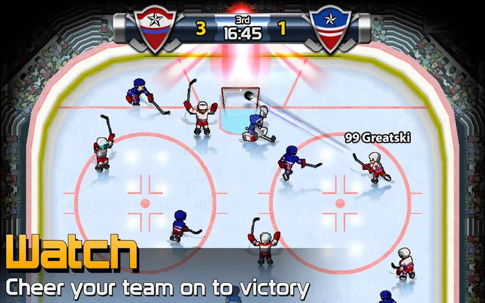 Взломанная BIG WIN Hockey (БИГ ВИН Хоккей)  [МОД Все открыто] — полная версия apk на Андроид screen 3