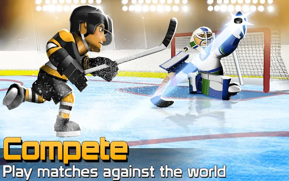 Взломанная BIG WIN Hockey (БИГ ВИН Хоккей)  [МОД Все открыто] — полная версия apk на Андроид screen 4