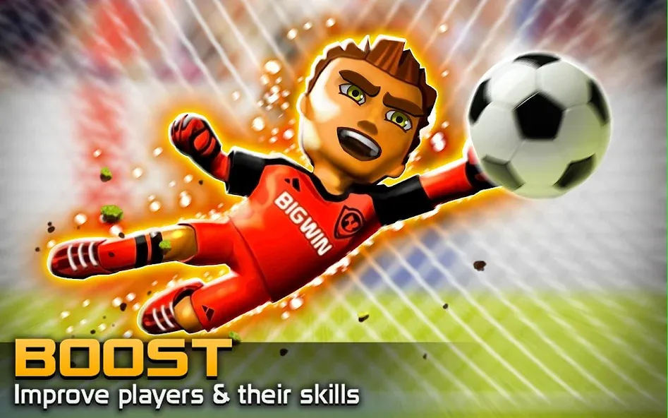 Скачать взломанную BIG WIN Soccer: World Football (БИГ ВИН Соккер)  [МОД Mega Pack] — стабильная версия apk на Андроид screen 5