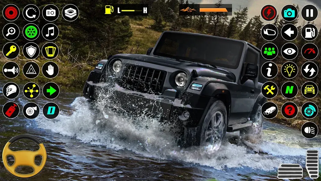 Скачать взломанную Offroad SUV: 4×4 Driving Game. (Оффроуд внедорожник)  [МОД Бесконечные монеты] — полная версия apk на Андроид screen 1