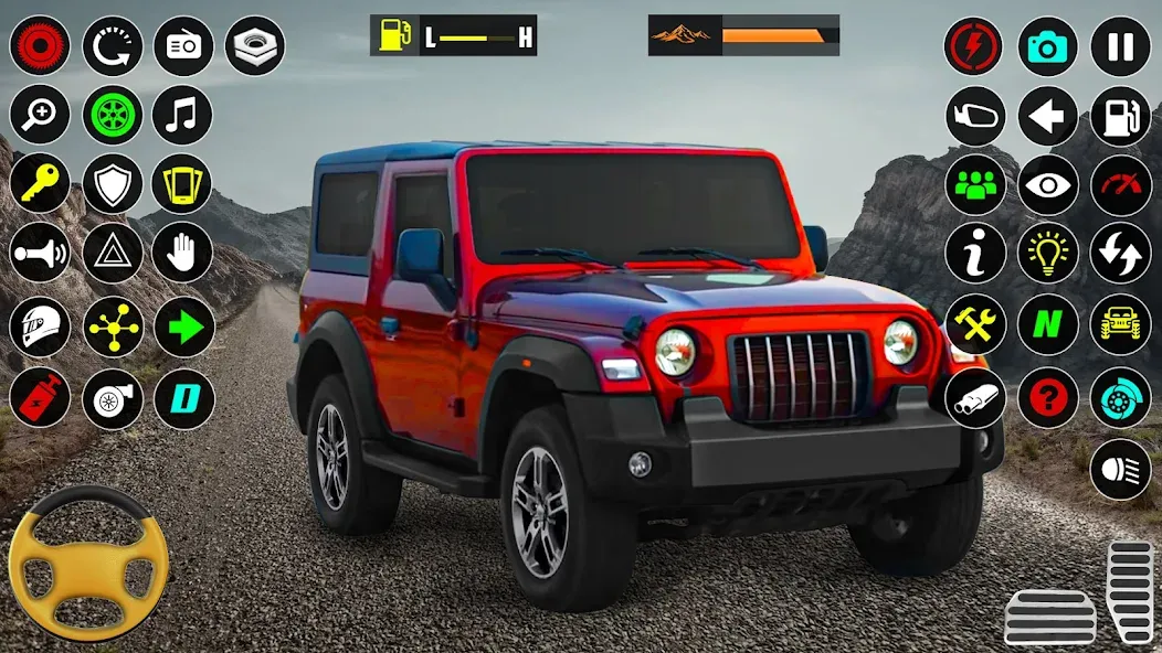 Скачать взломанную Offroad SUV: 4×4 Driving Game. (Оффроуд внедорожник)  [МОД Бесконечные монеты] — полная версия apk на Андроид screen 2