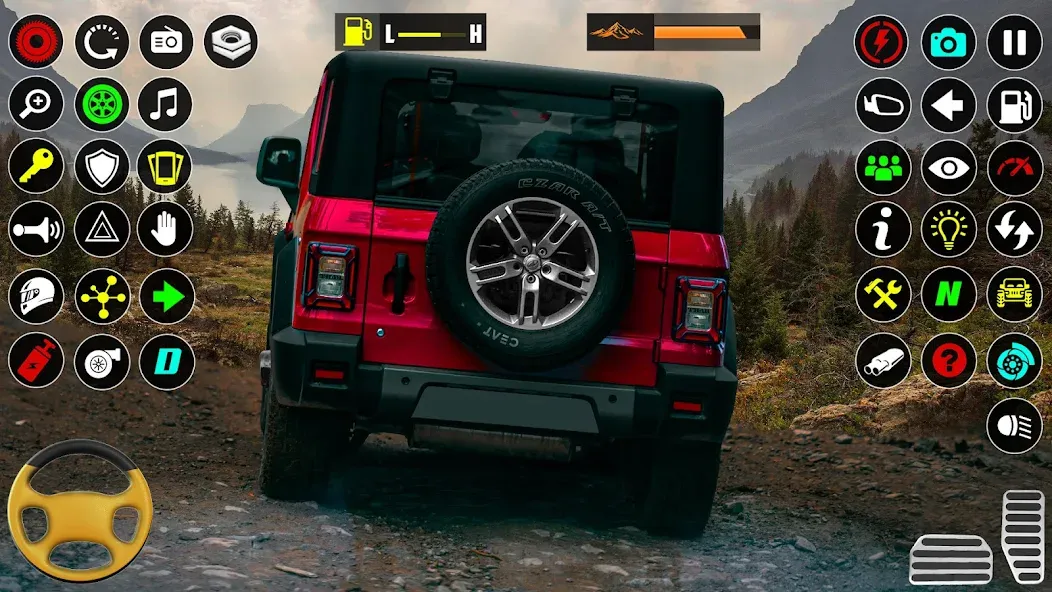 Скачать взломанную Offroad SUV: 4×4 Driving Game. (Оффроуд внедорожник)  [МОД Бесконечные монеты] — полная версия apk на Андроид screen 4