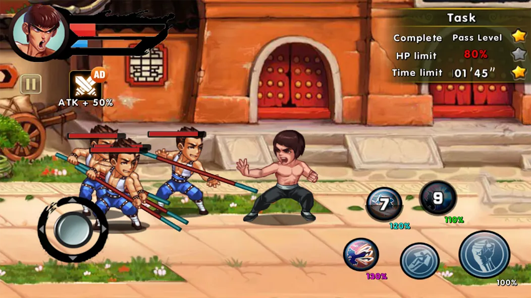 Взлом Kung Fu Attack: Final Fight (Кунгфу Атака)  [МОД Mega Pack] — стабильная версия apk на Андроид screen 2