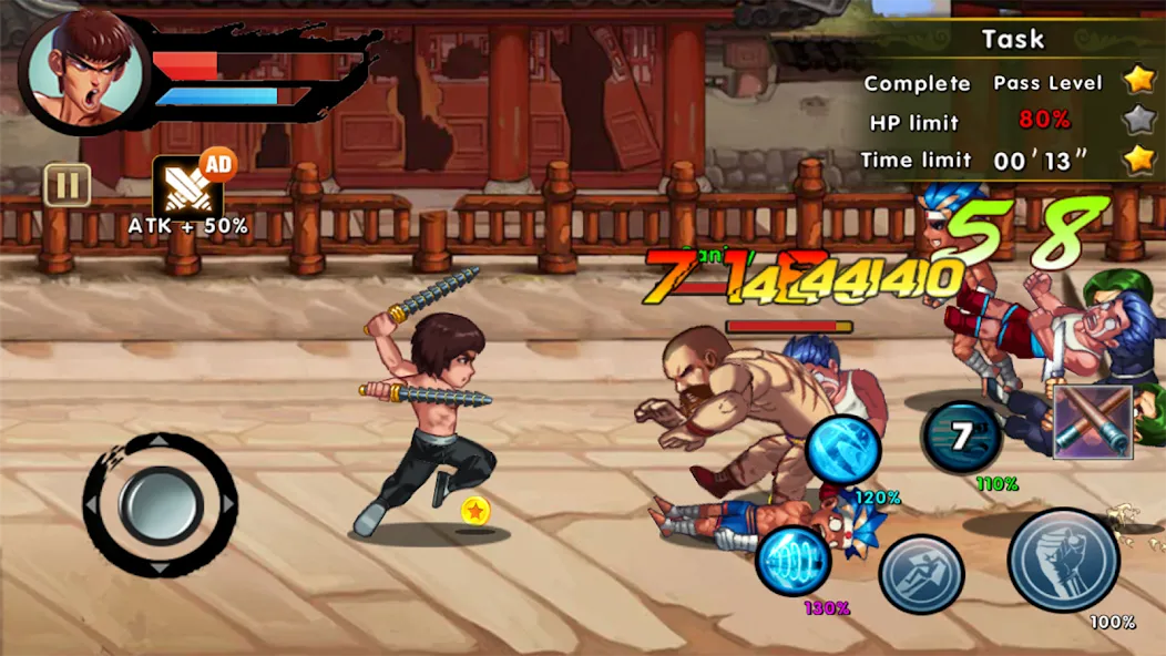 Взлом Kung Fu Attack: Final Fight (Кунгфу Атака)  [МОД Mega Pack] — стабильная версия apk на Андроид screen 4