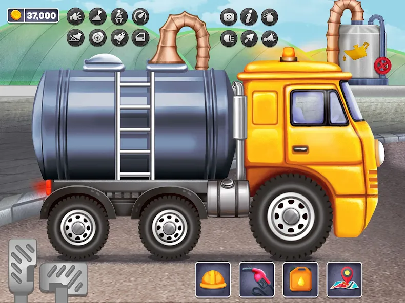 Взломанная Oil Tanker Truck Games  [МОД Бесконечные деньги] — последняя версия apk на Андроид screen 5