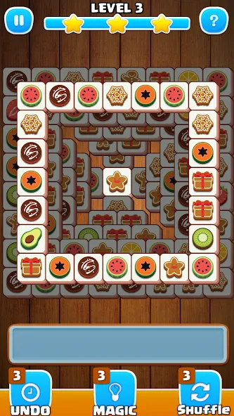 Скачать взломанную Tile Match Sweet -Triple Match  [МОД Бесконечные монеты] — последняя версия apk на Андроид screen 3