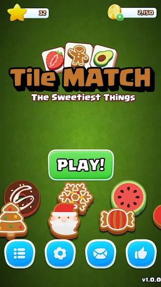 Скачать взломанную Tile Match Sweet -Triple Match  [МОД Бесконечные монеты] — последняя версия apk на Андроид screen 4