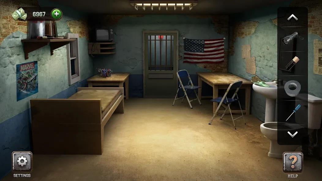 Взлом 100 Doors — Escape from Prison (сто)  [МОД Бесконечные деньги] — последняя версия apk на Андроид screen 2