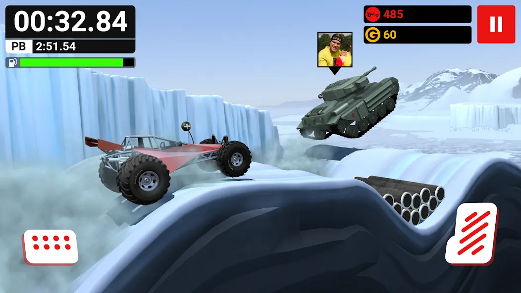 Скачать взломанную MMX Hill Dash (ММХ Хилл Клайм)  [МОД Menu] — стабильная версия apk на Андроид screen 2