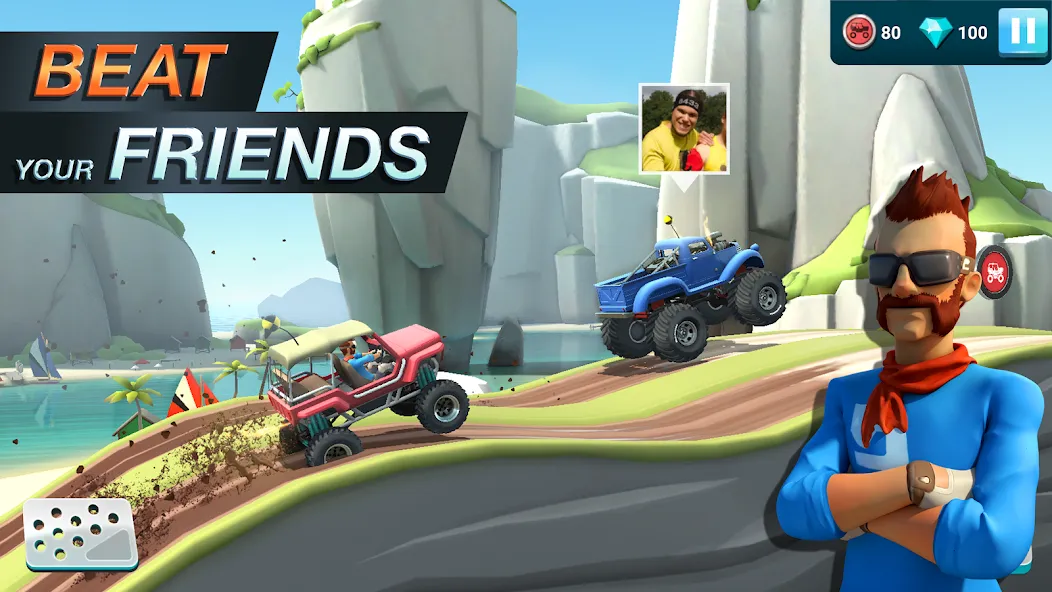 Скачать взломанную MMX Hill Dash 2 – Offroad Truc (ММХ Хилл Даш 2)  [МОД Много денег] — стабильная версия apk на Андроид screen 4