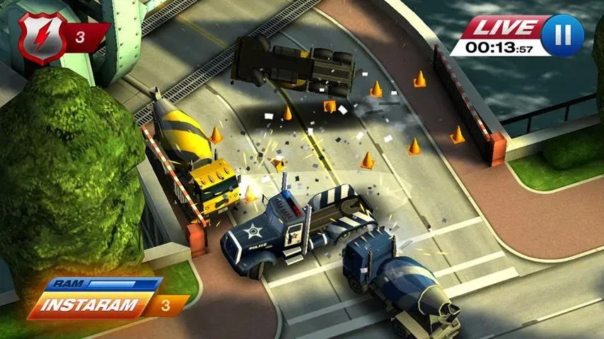 Взломанная Smash Cops Heat (Смеш копс хит)  [МОД Mega Pack] — полная версия apk на Андроид screen 2