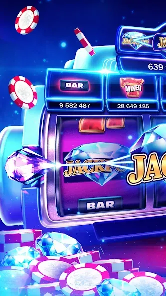 Взломанная Huuuge Casino Slots Vegas 777 (Хьюдж Казино Слотс Вегас 777)  [МОД Бесконечные деньги] — стабильная версия apk на Андроид screen 1