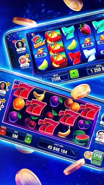 Взломанная Huuuge Casino Slots Vegas 777 (Хьюдж Казино Слотс Вегас 777)  [МОД Бесконечные деньги] — стабильная версия apk на Андроид screen 4