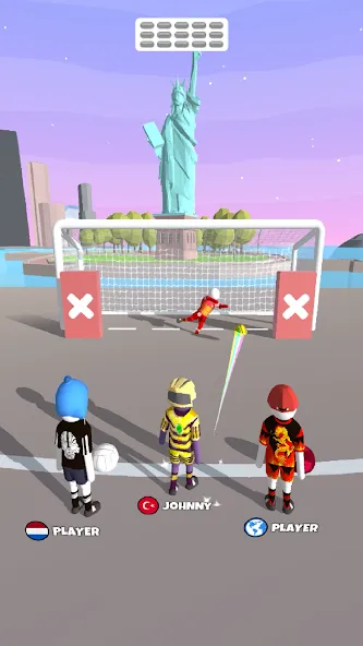 Скачать взлом Goal Party — Soccer Freekick (Гоал Парти)  [МОД Много монет] — последняя версия apk на Андроид screen 2