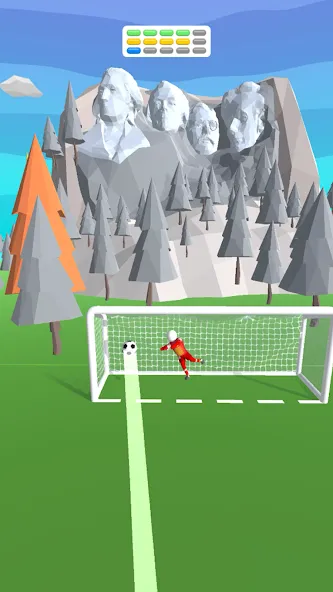 Скачать взлом Goal Party — Soccer Freekick (Гоал Парти)  [МОД Много монет] — последняя версия apk на Андроид screen 5