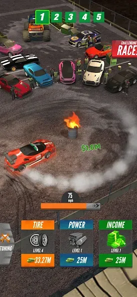 Скачать взлом Drift 2 Drag (Дрифт 2 Дрэг)  [МОД Бесконечные деньги] — стабильная версия apk на Андроид screen 2