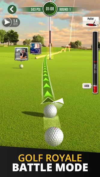 Взломанная Ultimate Golf!  [МОД Меню] — стабильная версия apk на Андроид screen 3