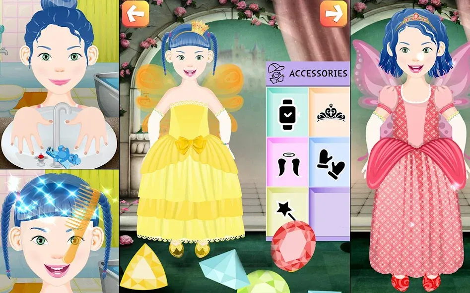 Скачать взломанную Dress Up game for girls  [МОД Menu] — полная версия apk на Андроид screen 2