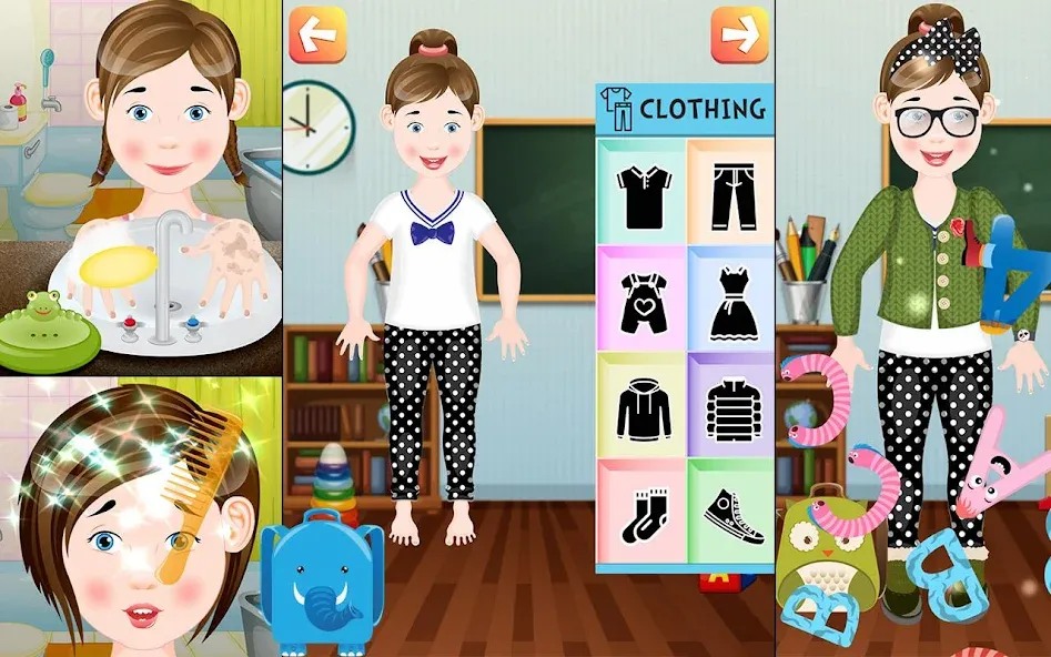 Скачать взломанную Dress Up game for girls  [МОД Menu] — полная версия apk на Андроид screen 4