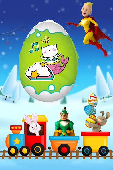 Скачать взломанную Surprise Eggs — Toddler games  [МОД Menu] — полная версия apk на Андроид screen 4