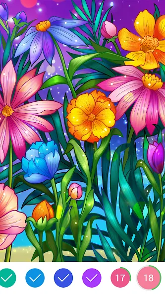 Скачать взломанную Coloring Book: Color by Number (Колоринг Бук)  [МОД Unlimited Money] — последняя версия apk на Андроид screen 4