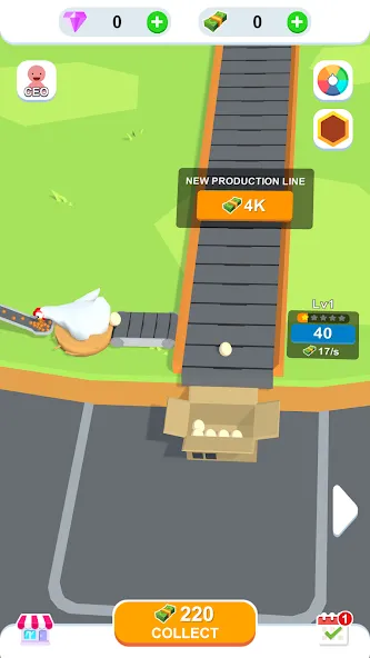 Взломанная Idle Egg Factory  [МОД Все открыто] — полная версия apk на Андроид screen 4