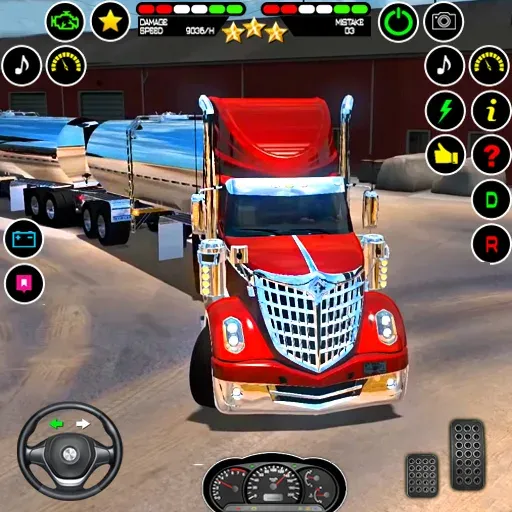 Скачать взлом US Truck Driving Cargo Game 3D (Американский грузовик водителя)  [МОД Бесконечные деньги] — полная версия apk на Андроид screen 1