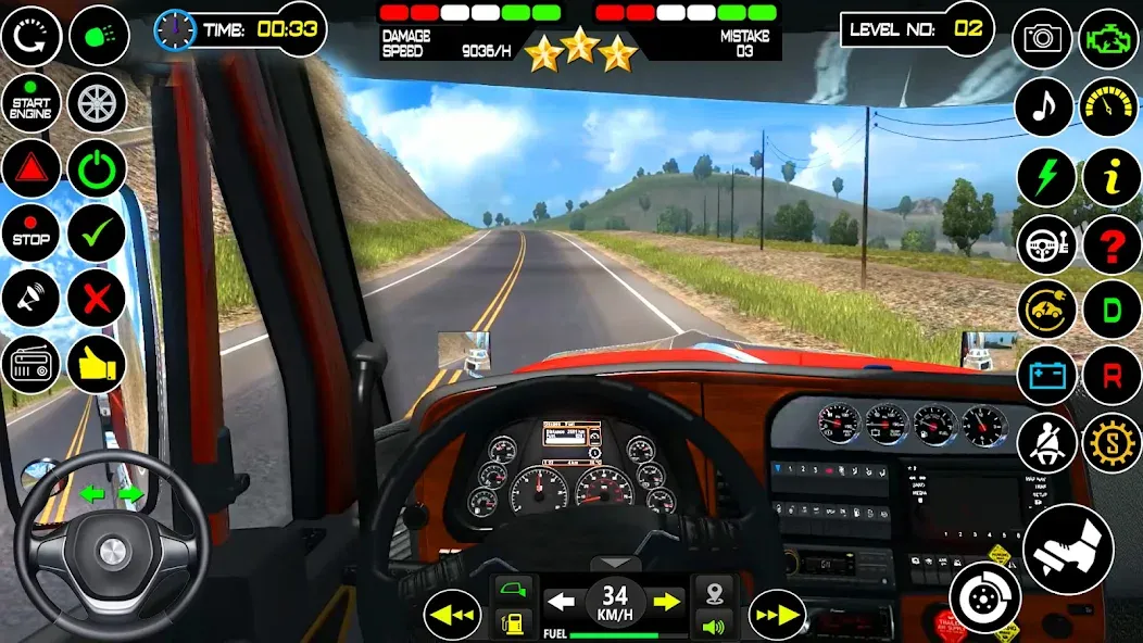 Скачать взлом US Truck Driving Cargo Game 3D (Американский грузовик водителя)  [МОД Бесконечные деньги] — полная версия apk на Андроид screen 4