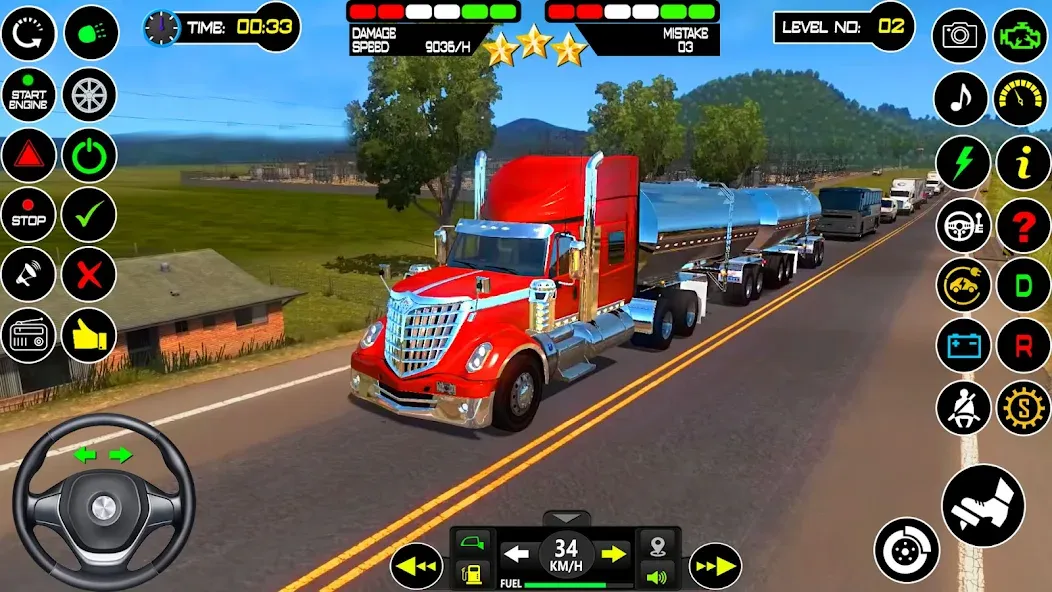 Скачать взлом US Truck Driving Cargo Game 3D (Американский грузовик водителя)  [МОД Бесконечные деньги] — полная версия apk на Андроид screen 5