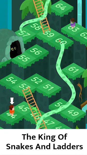 Скачать взлом Snakes and Ladders Board Games  [МОД Mega Pack] — полная версия apk на Андроид screen 1