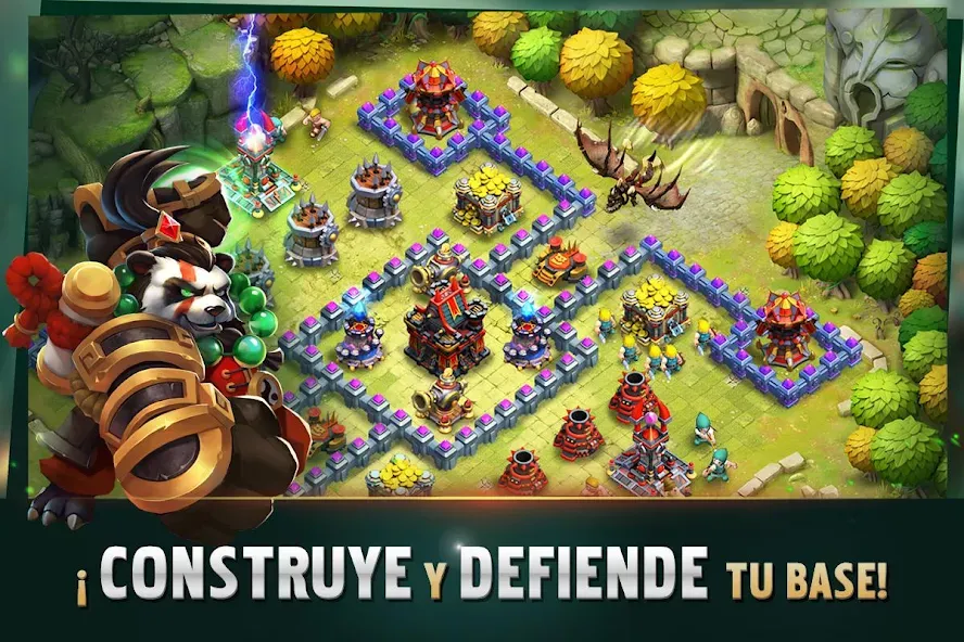 Скачать взломанную Clash of Lords 2: Español (Клэш оф Лордс 2)  [МОД Unlocked] — последняя версия apk на Андроид screen 1