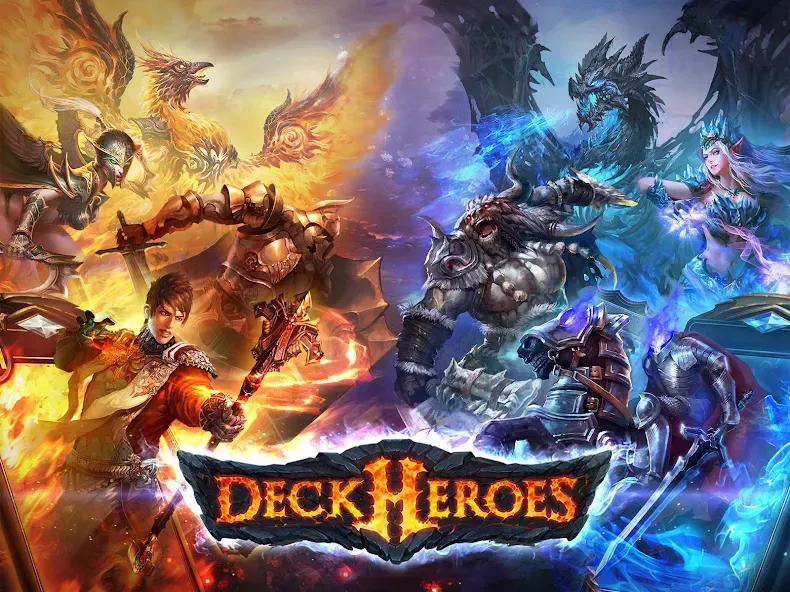 Взлом Deck Heroes: Legacy (Дек Герои)  [МОД Все открыто] — стабильная версия apk на Андроид screen 1