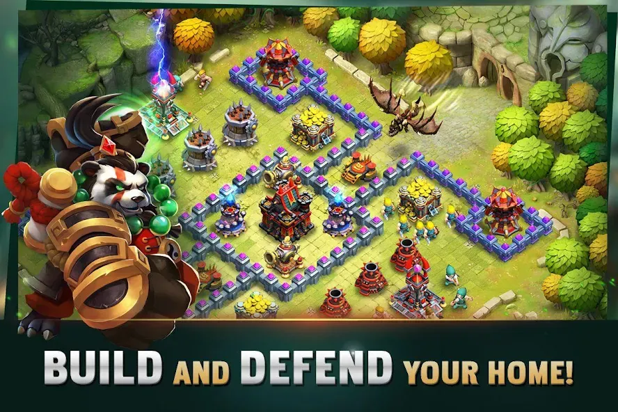 Взломанная Clash of Lords: Guild Castle (Клэш оф Лордс)  [МОД Unlimited Money] — последняя версия apk на Андроид screen 1