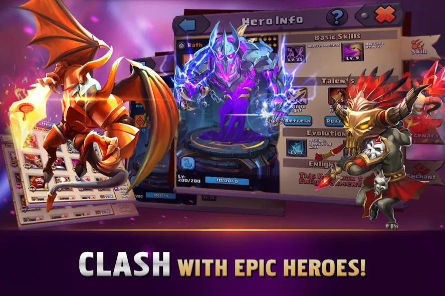 Взломанная Clash of Lords: Guild Castle (Клэш оф Лордс)  [МОД Unlimited Money] — последняя версия apk на Андроид screen 4