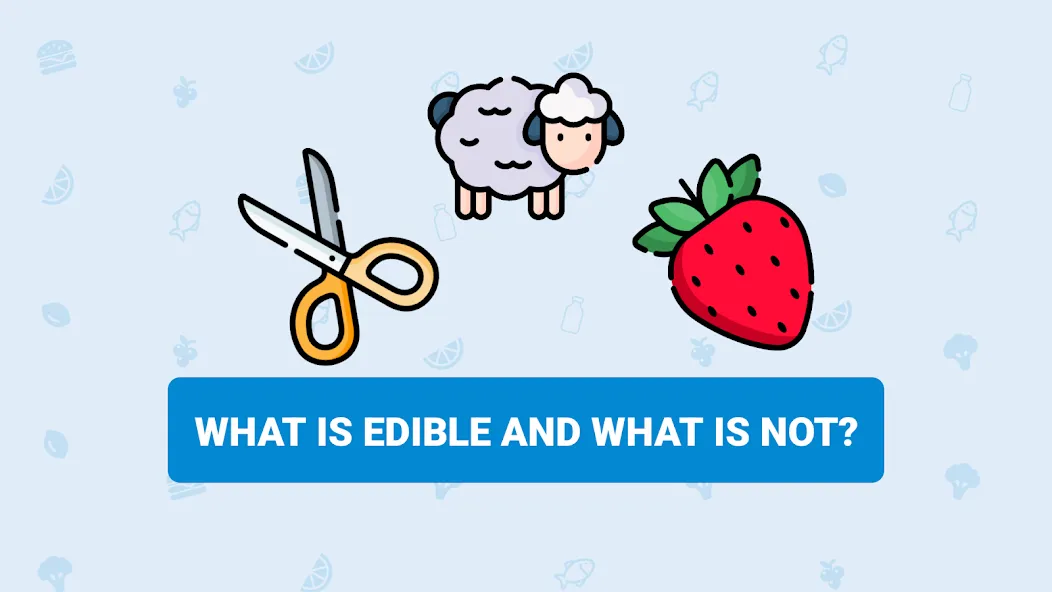 Скачать взломанную Foody: Edible & Inedible (Фуди)  [МОД Меню] — последняя версия apk на Андроид screen 1