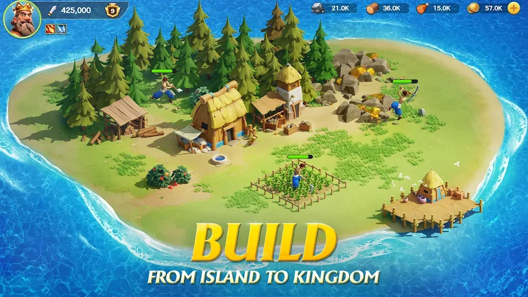 Взлом Kingdom Adventure Saga (Кингдом приключение сага)  [МОД Много монет] — последняя версия apk на Андроид screen 1