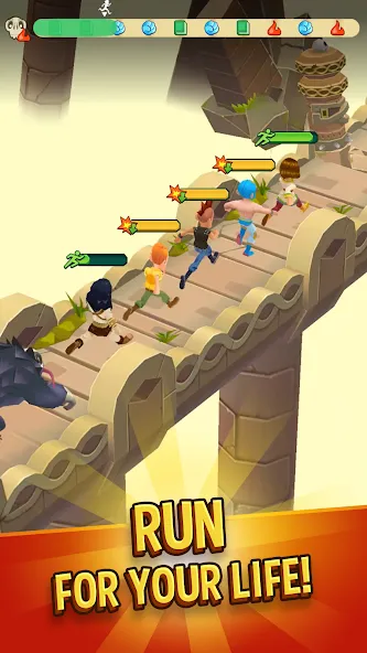 Скачать взломанную Temple Run: Idle Explorers (Темпл Ран)  [МОД Много монет] — стабильная версия apk на Андроид screen 3