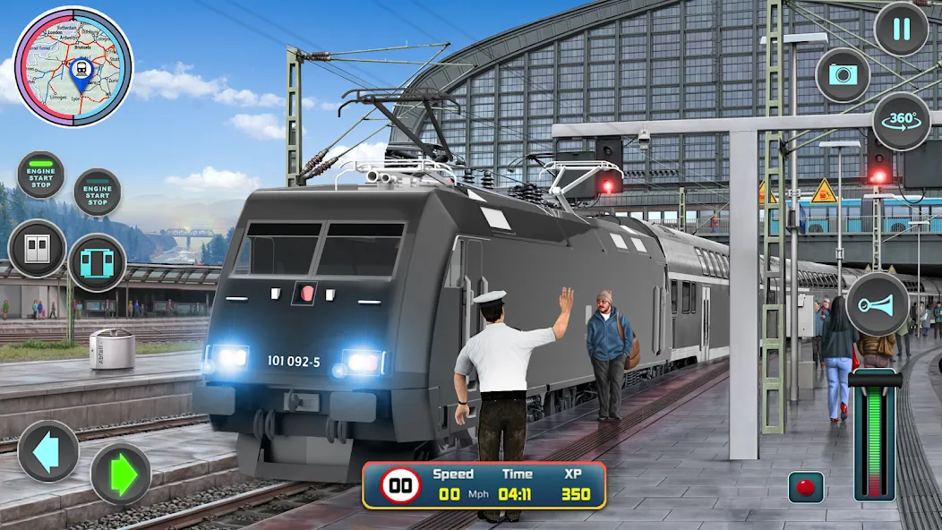 Скачать взломанную City Train Driver- Train Games  [МОД Все открыто] — последняя версия apk на Андроид screen 1