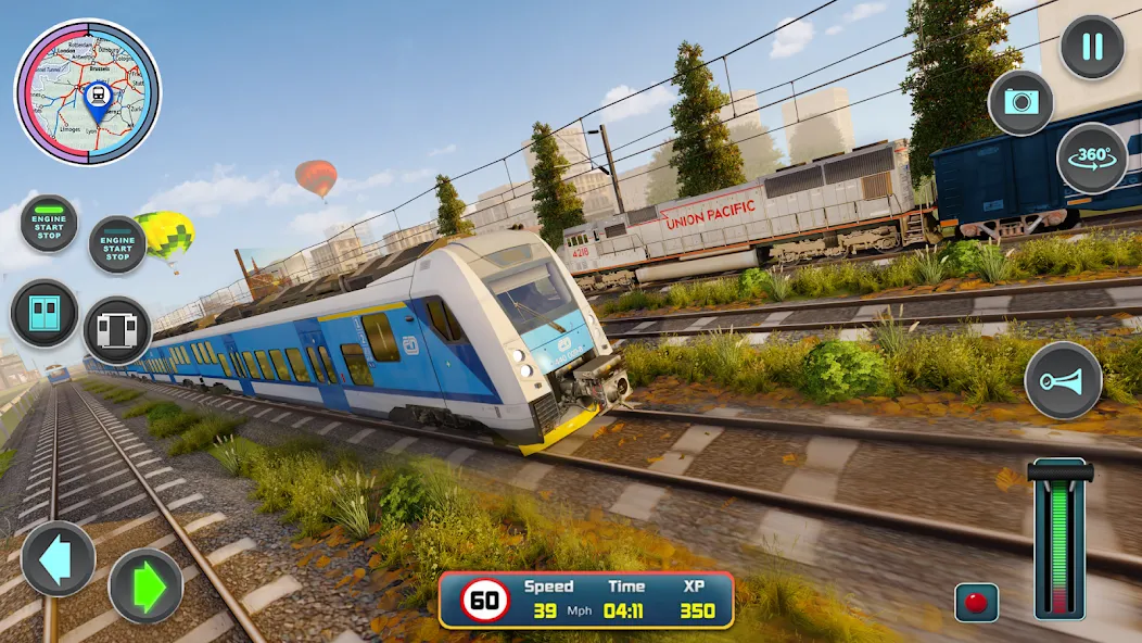 Скачать взломанную City Train Driver- Train Games  [МОД Все открыто] — последняя версия apk на Андроид screen 3