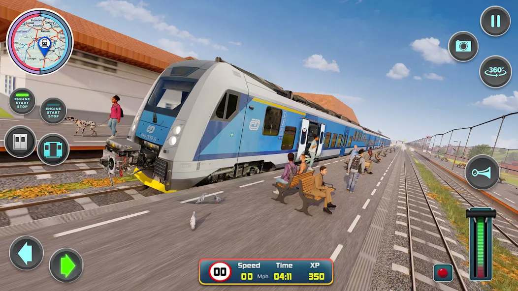 Скачать взломанную City Train Driver- Train Games  [МОД Все открыто] — последняя версия apk на Андроид screen 5