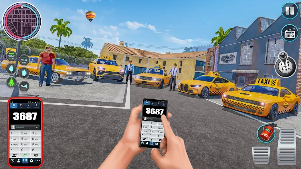 Взлом City Taxi Driving: Taxi Games  [МОД Menu] — полная версия apk на Андроид screen 2